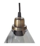 Lampe à suspension - Verre - Noir - 147x40x40 cm - Waterfall image number 1