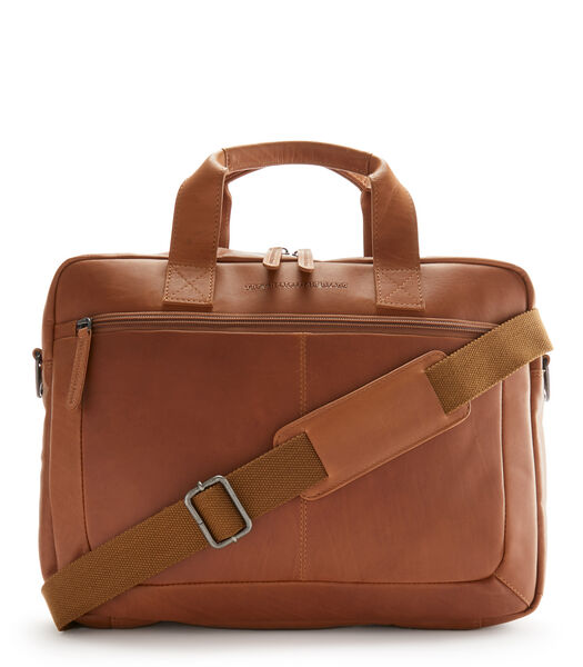 The Chesterfield Brand Calvi Laptop Bag 15.6'' cognac