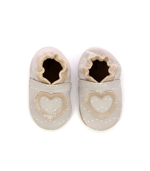 Chaussons Cuir Robeez Baby Tiny Heart