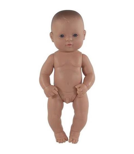 Babypop Jongen Wit Vanillegeur - 32 cm