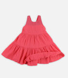Roze jurkje met fijne schouderbandjes image number 3