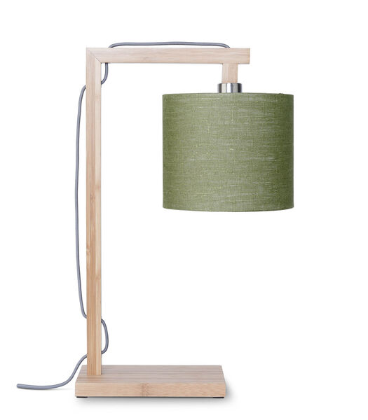 Lampe de table Himalaya - Bambou/Vert - 29x18x47cm