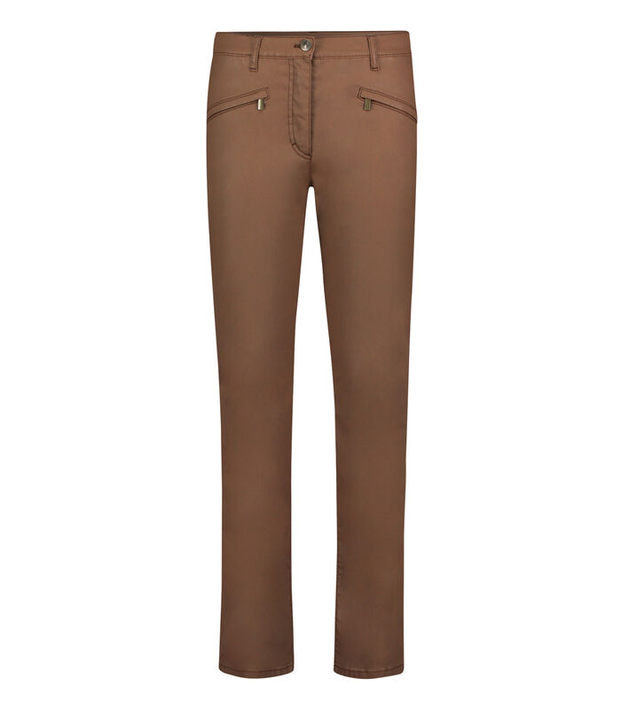 Pantalon basique à poches zippées image number 2