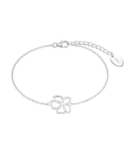 Bracelet pour dames, argent 925 sterling | fleur