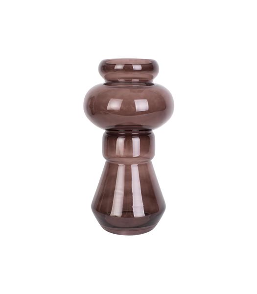 Vase Morgana - Marron chocolat - 18x35cm