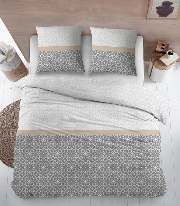 Housse de couette Evay Grey/Taupe Flanelle image number 0