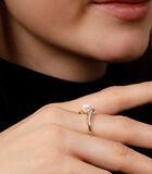 Ring 'Fenoa Perle' geelgoud en diamanten image number 1
