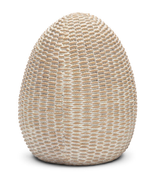 Country Easter - Statue œuf de Pâques en pierre artificielle