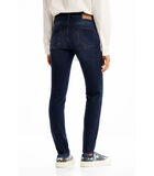 Geborduurde skinny jeans voor dames Push-up image number 3