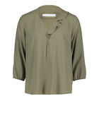 Blouse in shirtstijl met ruches image number 2
