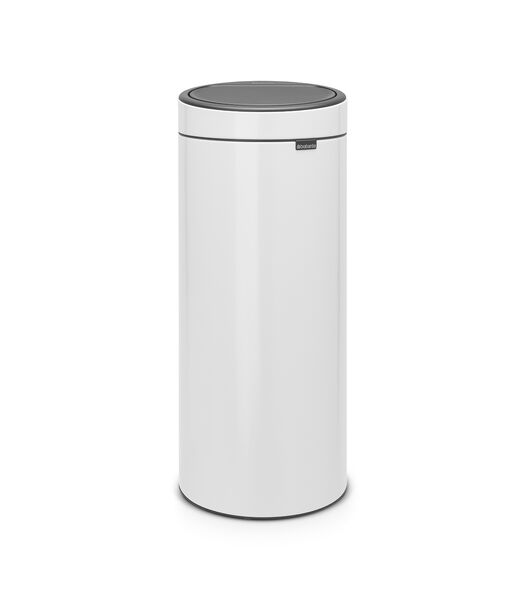Touch Bin New, 30 litres, White