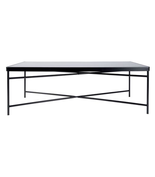 Table de salon Smooth - Noir - 120x60x40cm