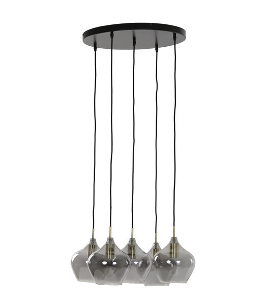 Hanglamp Rakel - Antiek Brons - Ø61cm - 5L
