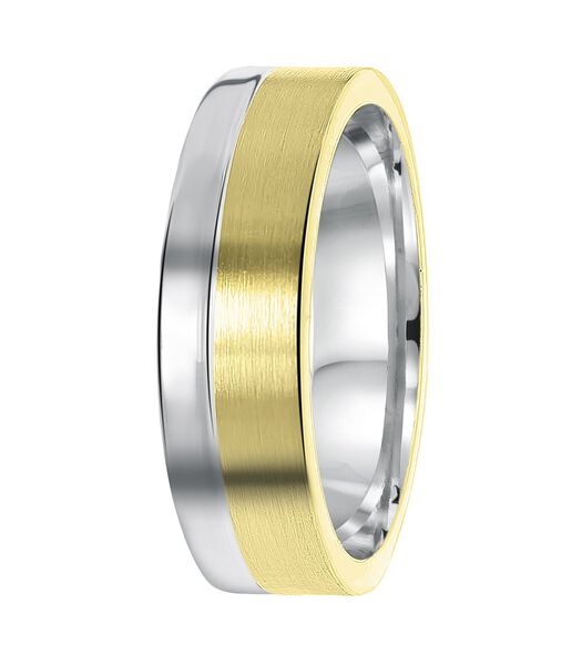 Ring 'Benidorm' Zilver - zilverkleurig-goudkleurig