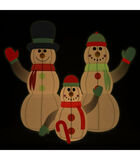 Famille de bonhommes de neige gonflable image number 4