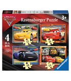 4-in-1 puzzel Disney Cars 3 Let’s race! - 12+16+20+24 stukjes image number 2