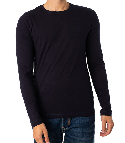 T-Shirt À Manches Longues Coupe Extra Slim Stretch