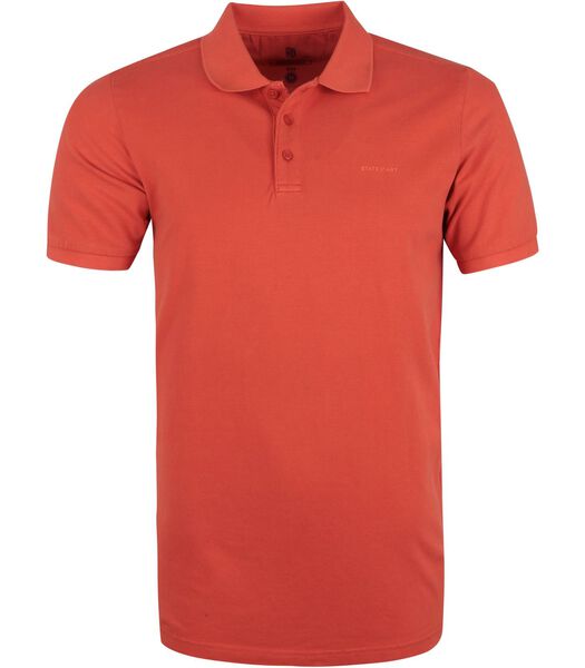 State Of Art Polo Piqué Rouge Corail