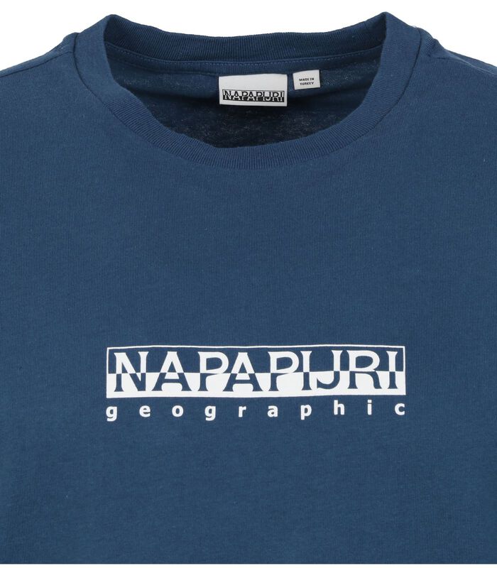 Napapijri S-Box Longsleeve T-shirt Blauw image number 1