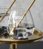 Waterglas gegraveerd tekst, Drinkglas, - Drinks On The House - 611 ml image number 0