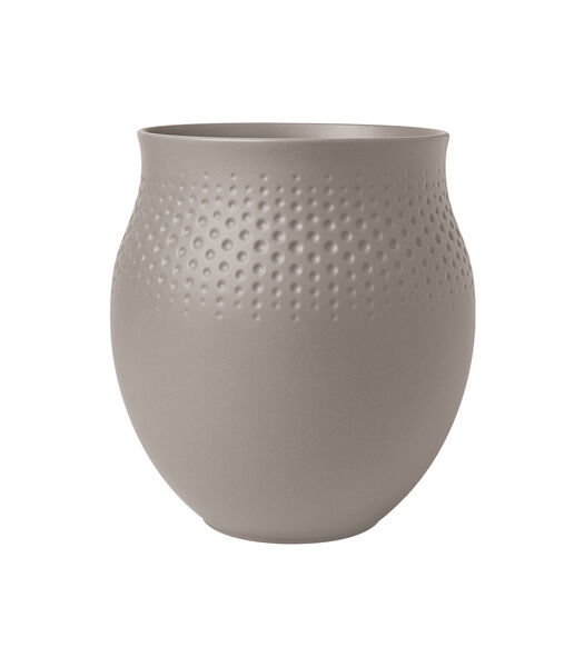 Vase Perle grand Manufacture Collier taupe