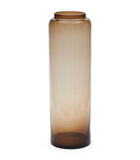 Riviera Maison Glazen Vaas - RM Tall Vase - Bruin image number 0