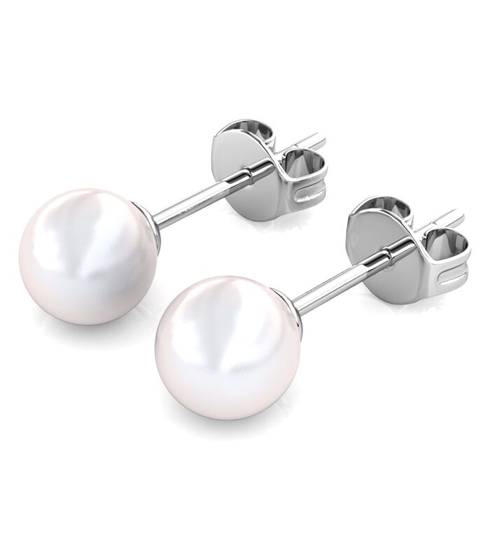 Boucles d'oreilles Full Moon Pearl - Perle d’imitation image number 2