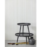 Table d'appoint - Pin/mdf - Noir - 45x55x55 - Pronto image number 1