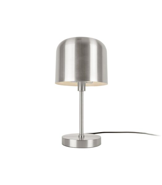 Tafellamp Capa - Metaal Geborsteld Nikkel - Ø20x39,5cm