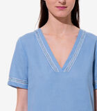 Sahara - Homewear Hemd met knopen linnen image number 3