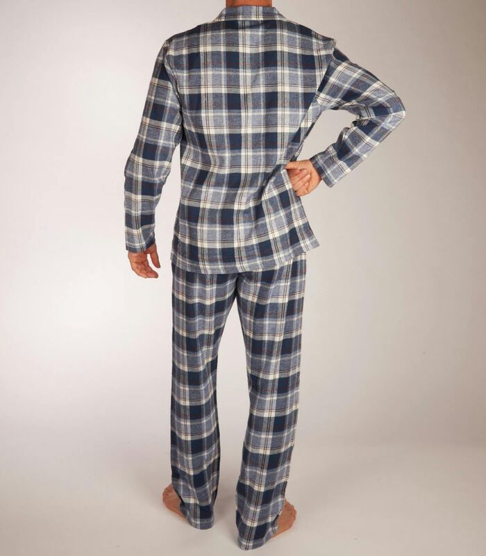 Pyjama lange mouwen lange broek doorknoop PAT image number 4