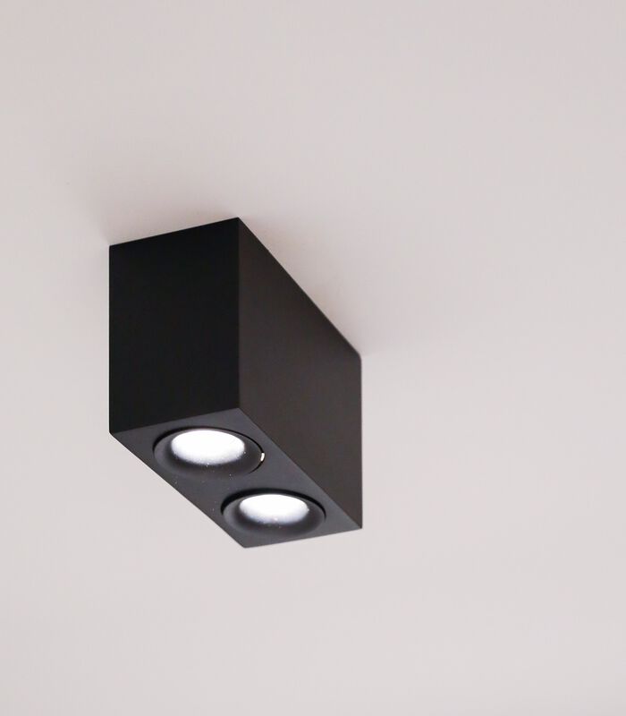 Cube 2 - Plafondlamp - Zwart image number 1