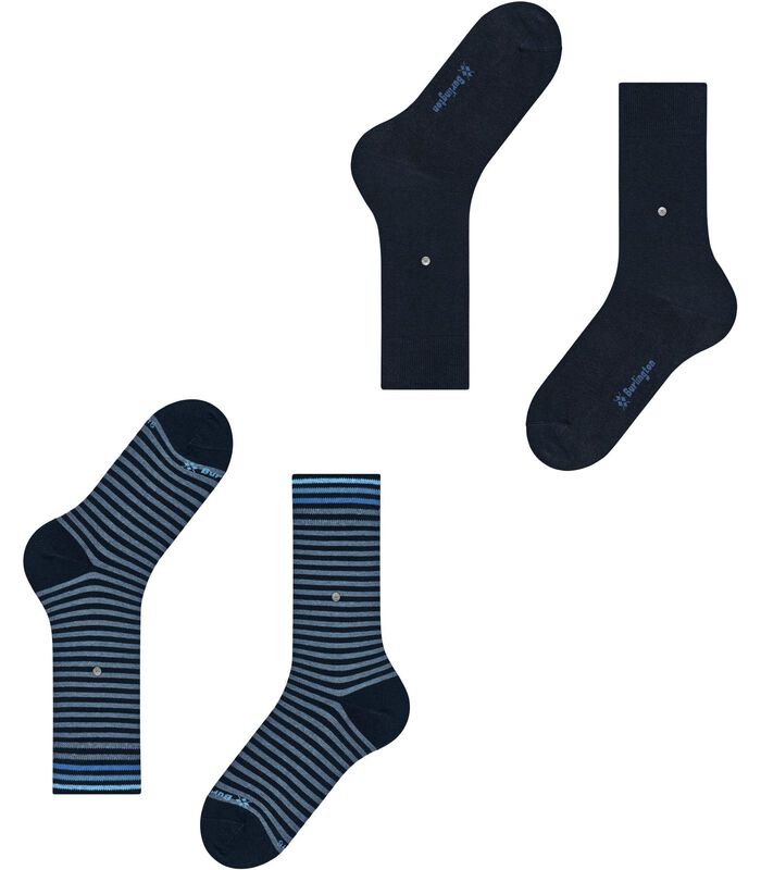 Everyday 2-Pack Strepen Navy image number 1