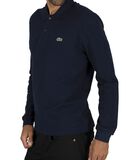 Polo shirt met lange mouwen image number 2