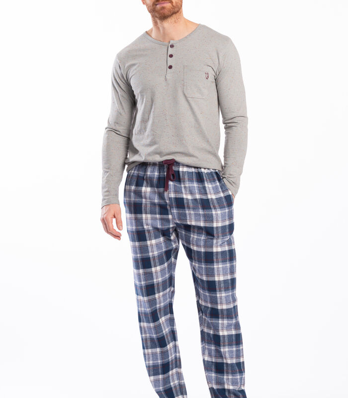 Pyjama lange mouwen lange broek PAT image number 0