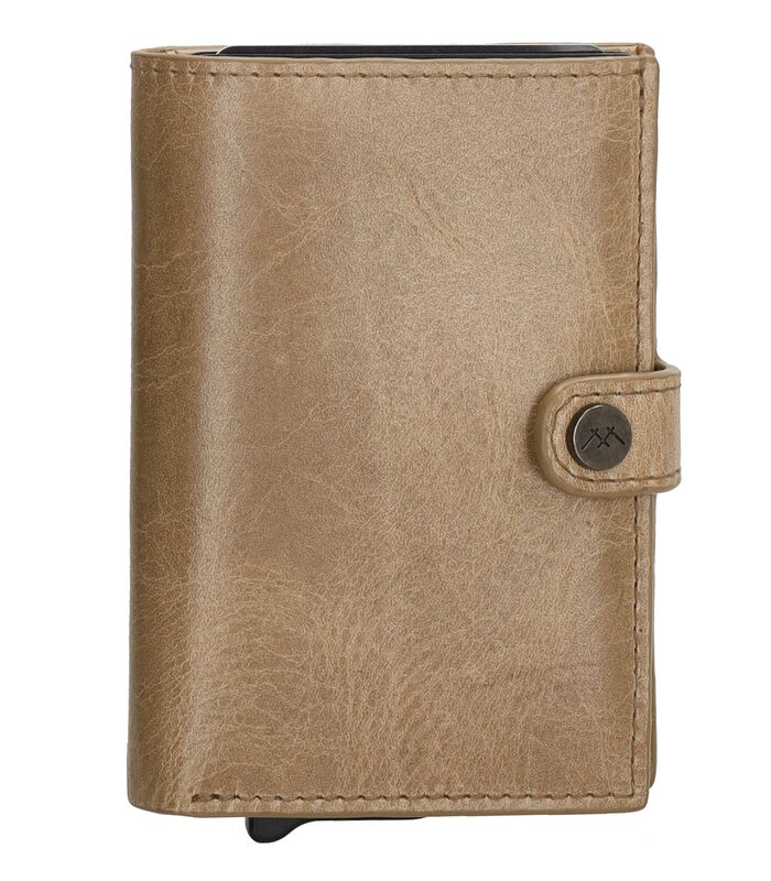 Porto - Safety wallet - 016 Taupe image number 0