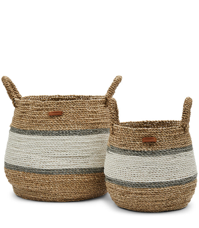 Paniers de rangement - Ocean Breeze Basket - Natural - Set 2 Pieces image number 0