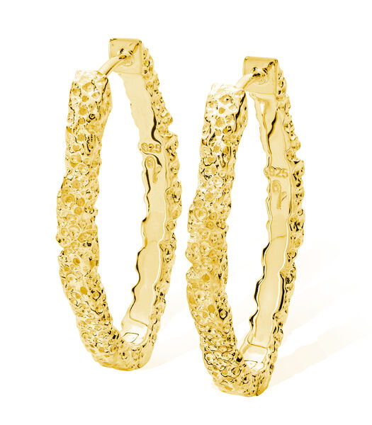 Boucles d'oreilles 'Hula Medium Hoop in Gold Vermeil'