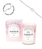 Amour - Bougie Fragrance Rose et Bracelet Argenté image number 1