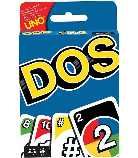 Jeu de cartes Mattel Uno DOS