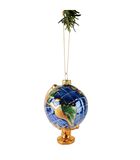 Boule de Noël  Globe du Monde 11 cm image number 1