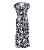 Jersey jurk met bloemenprint image number 2