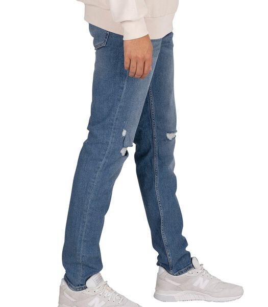 Clark slim smaltoelopende gescheurde jeans
