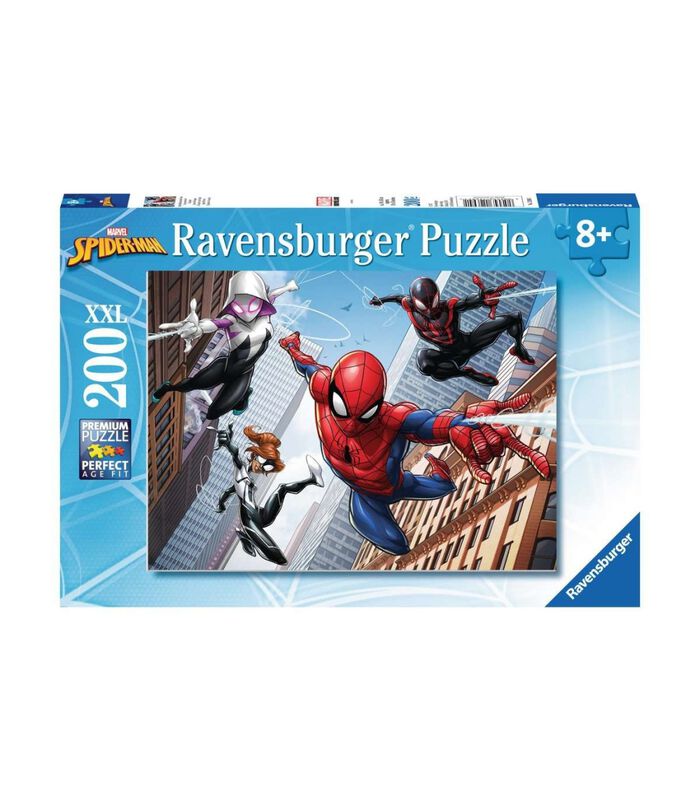 puzzel Spiderman de kracht van de spin - 200 stukjes image number 0