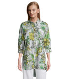 Lange blouse met bloemenprint image number 0