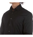 Calvin Klein Popeline Stretch Slim Zwart Overhemd image number 4