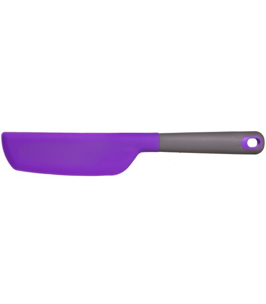 Spatule  / Racloir de poêle - Violet - Silicone - 33 cm