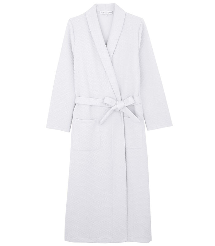 Robe de chambre en coton polyester, Essentiel uni image number 4
