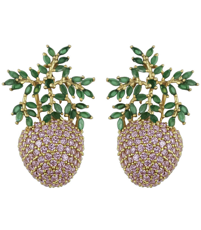 Boucles d'oreilles 'Wild Strawberry' image number 0