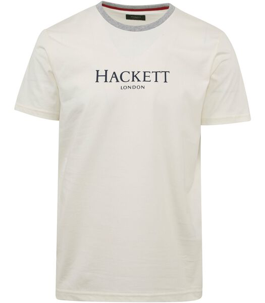 Hackett T-Shirt Logo Ecru